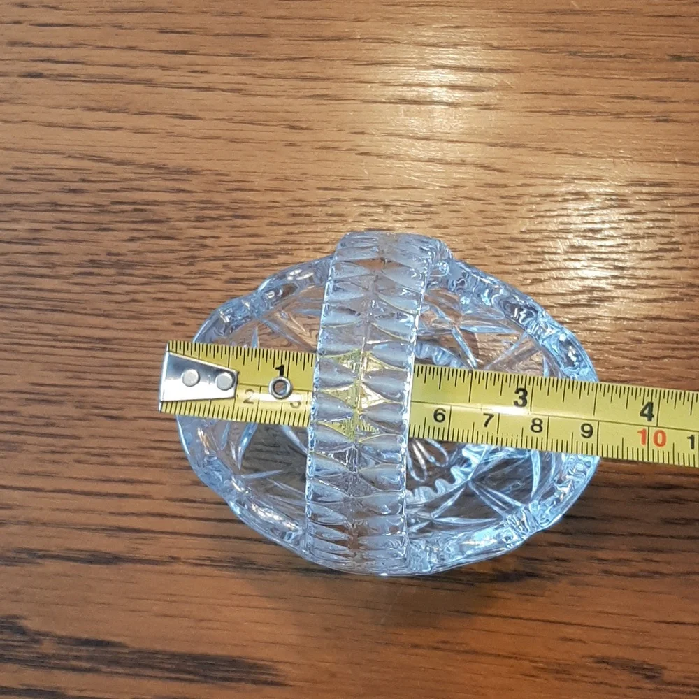 Princess House Crystal Glass Basket